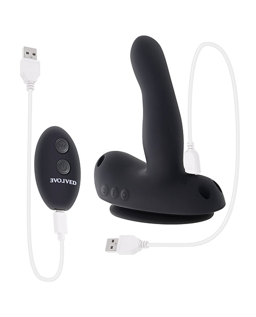 Evolved Come Closer Remote-Control Vibrator — Black