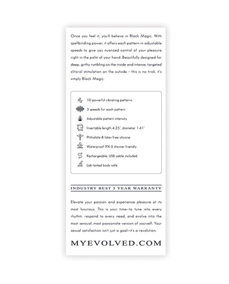 Evolved Black Magic - Black by Evolved