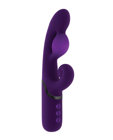 Evolved Pleasure Puff Inflatable Dual-Action Vibrator — Purple