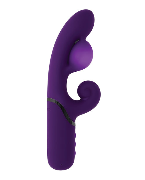 Evolved Pleasure Puff Inflatable Dual-Action Vibrator — Purple