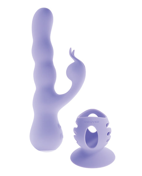 Evolved Wiggly Bunny Rabbit Vibrator — Purple