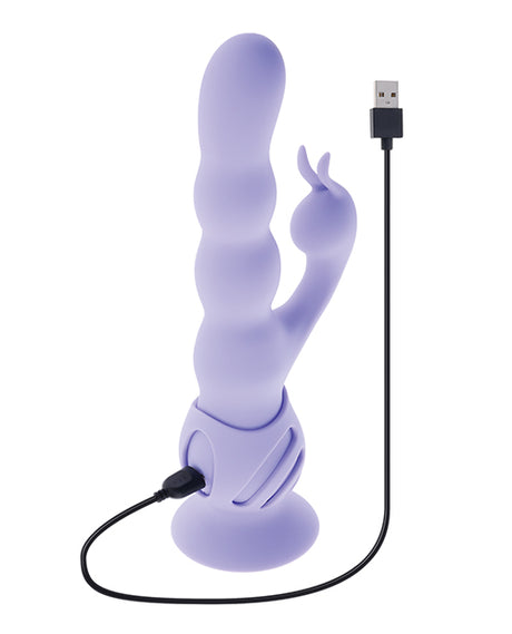 Evolved Wiggly Bunny Rabbit Vibrator — Purple