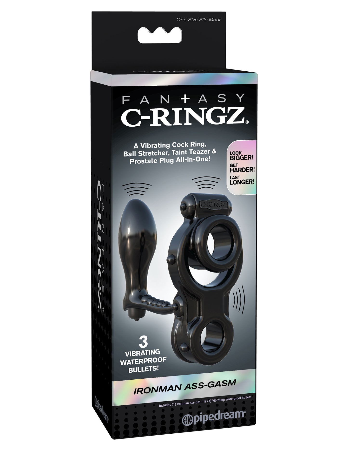 Fantasy C-Ringz Ironman Ass-Gasm by Pipedream