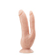 Blush Dr. Skin 8 Inch Double-Penetration Dildo — Vanilla - BL-25103