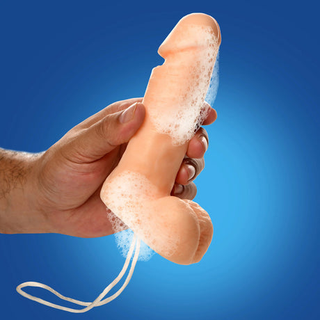 XR Brands Pecker Cleaner Novelty Soap — Peach, 5.5 in - CS-AH251