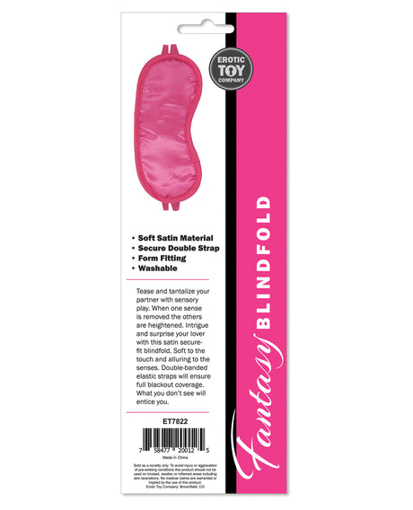 Erotic Toy Company Satin Fantasy Blindfold - Pink by Erotic Toy Company