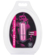 Erotic Toy Company Chrome Classics Bullet 7 Speed- Pink by Erotic Toy Company