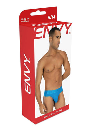 Envy Menswear Arctic Bolt Thong — Blue S/M - BLE115-BLUSM