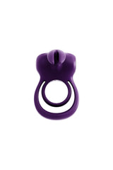VeDO Thunder Bunny Rechargeable Dual Ring Vibrator — Purple - BU-0605