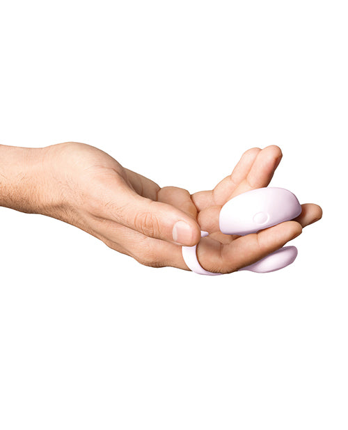 Dame Fin 2.0 Finger Vibrator - Quartz by Dame
