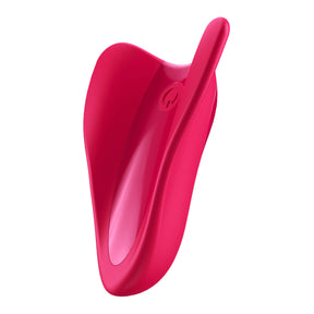 Satisfyer High Fly Finger Vibrator, Red — Rechargeable, 12 Modes - J2018-120-2
