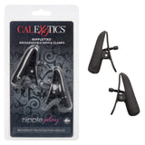 CalExotics Nipplettes Rechargeable Vibrating Nipple Clamps — Black - SE2589032