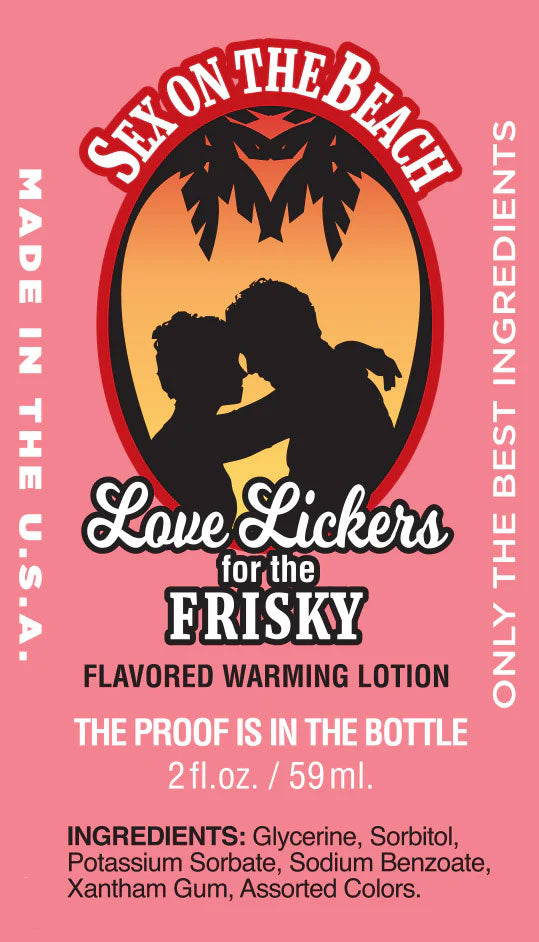 Love Lickers Massage Oil - Sex on the Beach - 1.76 Fl. Oz. by Little Genie