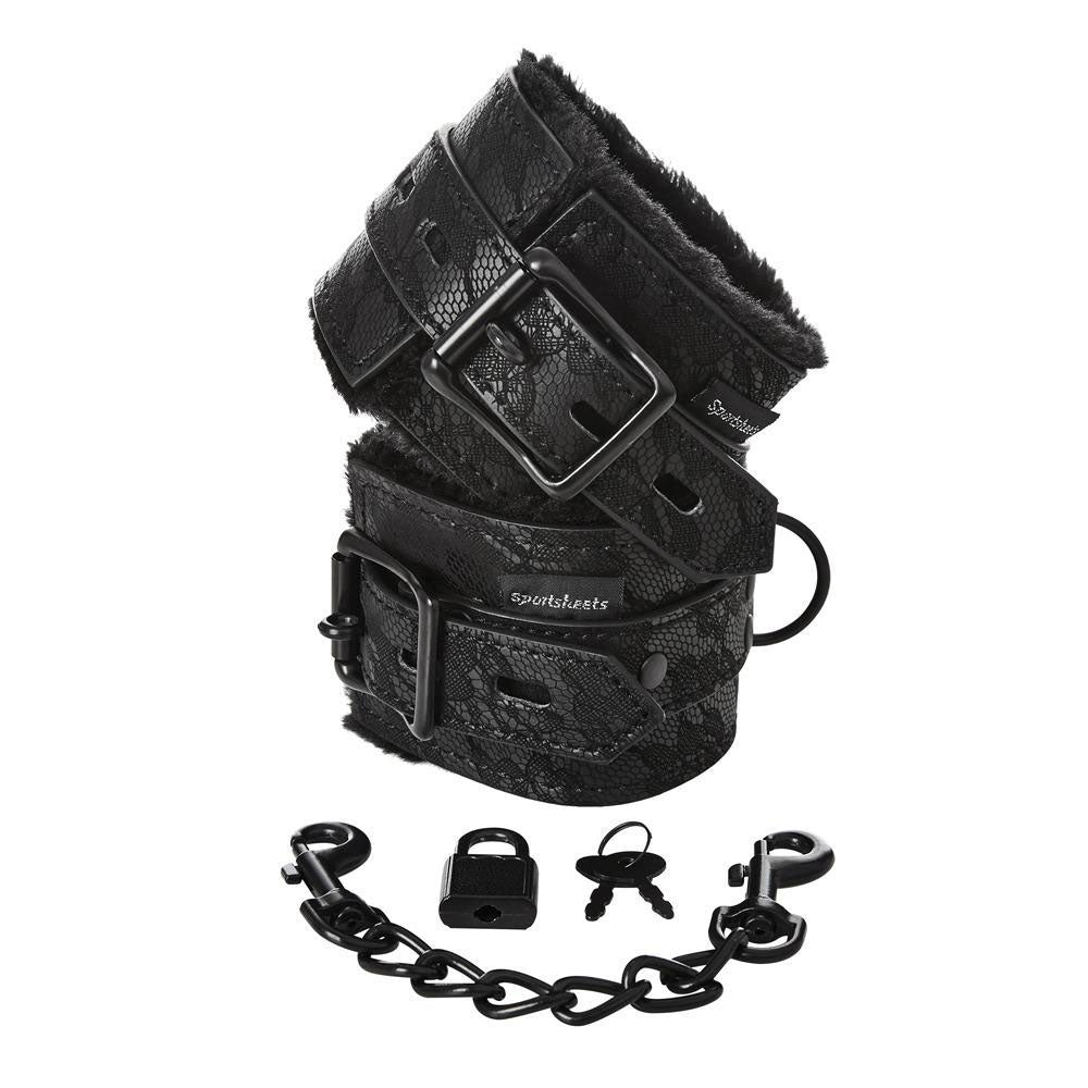 Sincerely Fur Lined Hand Cuffs by Sportsheets
