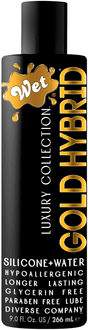 Wet Gold Hybrid Water–Silicone Lubricant — 9 fl. oz. - WT27208