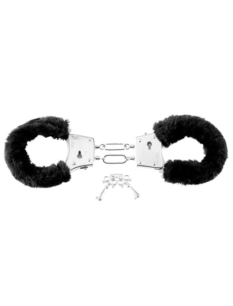 Pipedream Fetish Fantasy Series Beginner's Furry Cuffs — Black - PD3800-23