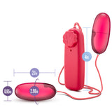 Blush B Yours Double Pop Eggs Twin Egg Vibrator — Cerise - BL-25500