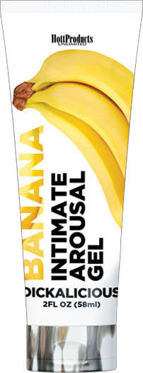 Hott Products Dickalicious Banana Arousal Gel — 2 fl. oz. - HTP2026