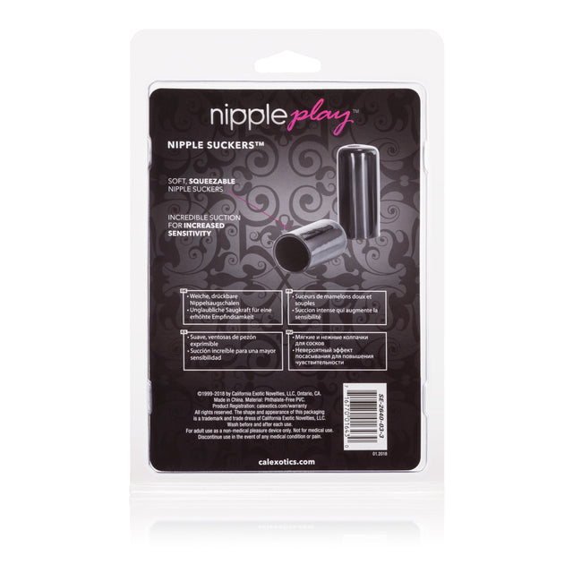 CalExotics Nipple Play Suckers — Soft, Pliable Nipple Teasers - SE2640033