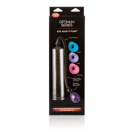 CalExotics Big Man 12-Inch Penis Pump with 3 Interchangeable Sleeves - SE1009003