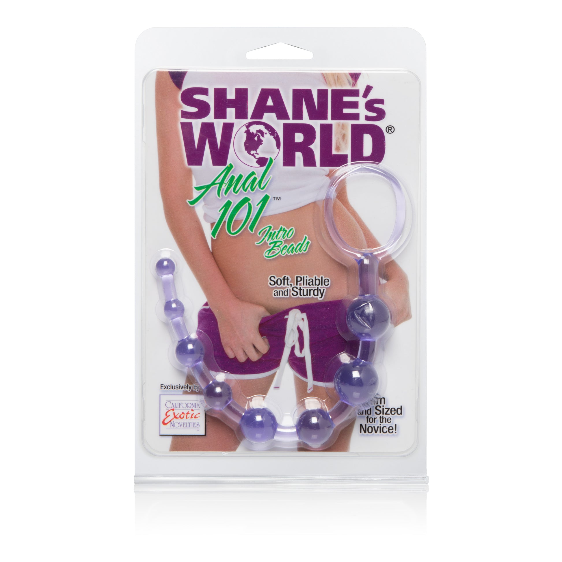 Anal 101 Intro Beads - Purple by CalExotics