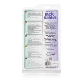 CalExotics Jack Rabbit 5-Row Rotating Anal Stimulator — Purple - SE0610802