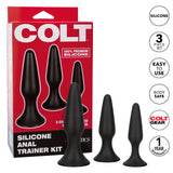 CalExotics Colt Silicone Anal Trainer Kit — 3 Graduated Plugs - SE6871053