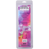 Doc Johnson Crystal Jellies Realistic Dildo, 9 in Purple with Suction Base - DJ0288-48-CD