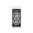 nsnovelties Renegade Alpha Cock Rings — Black (Two Sizes) - NSN-1128-63