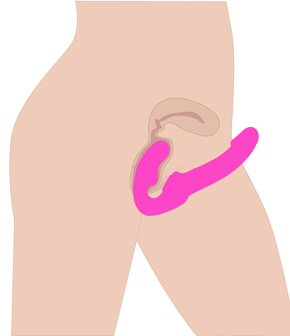 Evoke Rechargeable Vibrating Silicone Strapless Strap on - Pink by XR Brands