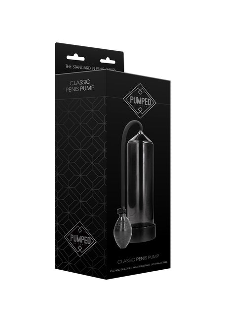 Shots Classic Penis Pump — Black, 23cm Cylinder - PMP-PMP001BLK