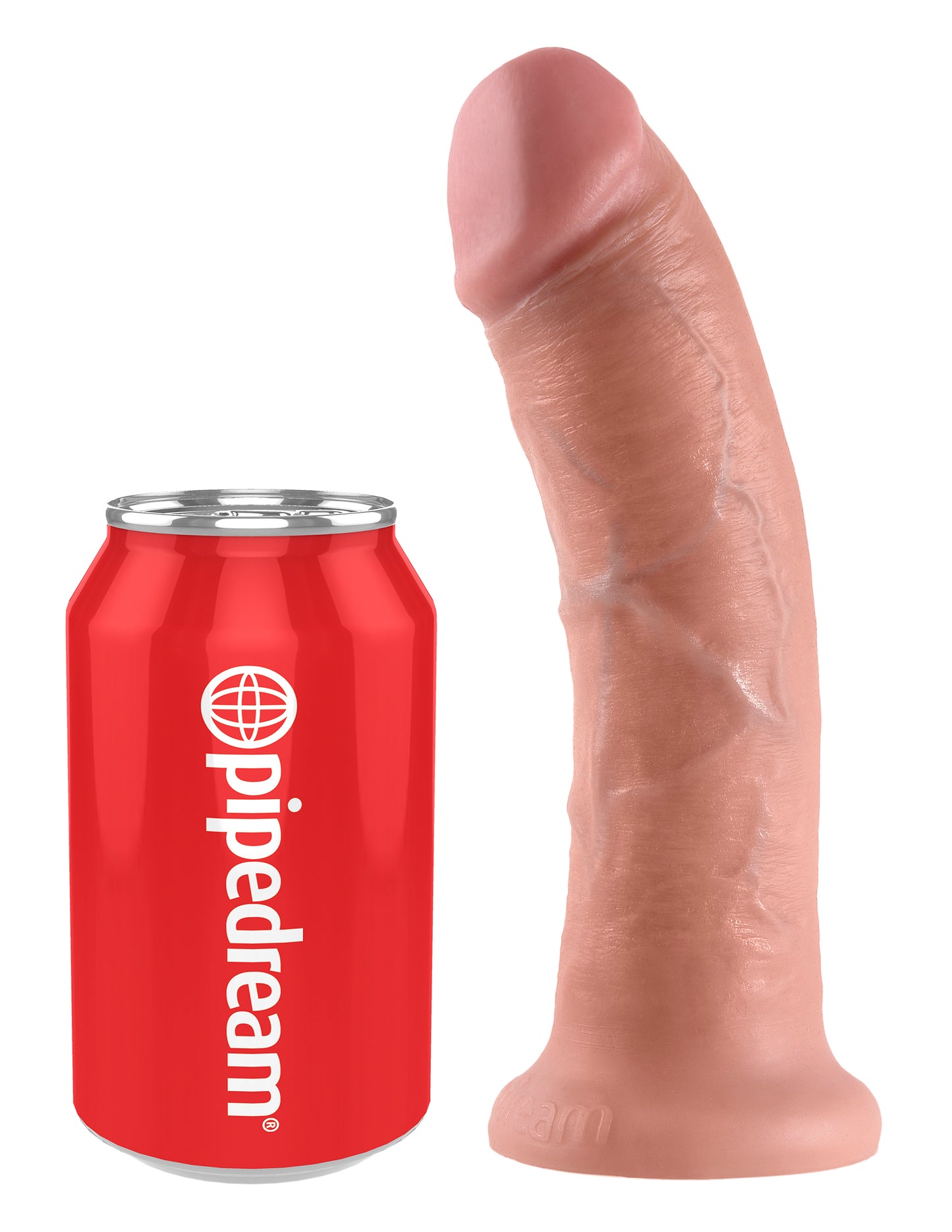 King Cock 8-Inch Cock - Flesh by Pipedream