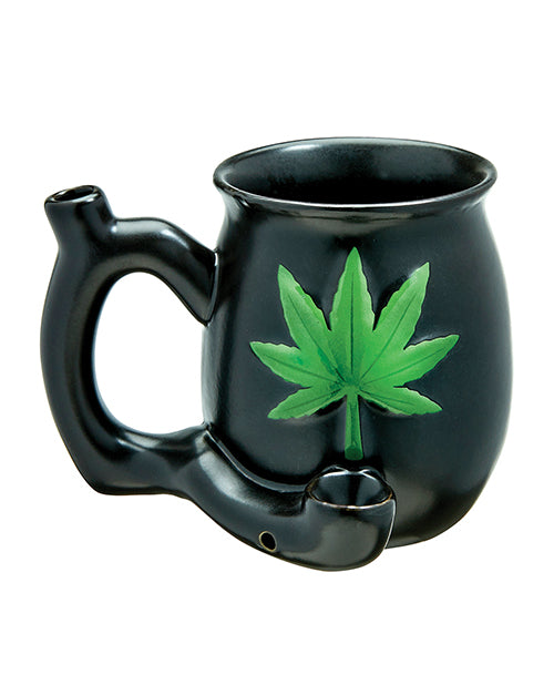 Fashioncraft Small Deluxe Mug - Green Leaf by Fashioncraft