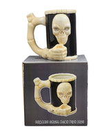 Fashioncraft Skull & Bones Novelty Mug — Ceramic, 18 oz, Black