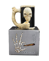Fashioncraft Skull & Bones Novelty Mug — Ceramic, 18 oz, Black