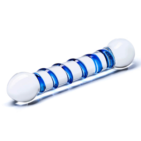 Electric Novelties 6.5 Inch Spiral Glass Dildo — Handblown Borosilicate - GLAS-150