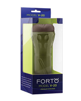 Forto Model V-20 Hard-Side Vagina Masturbator - Dark by Forto