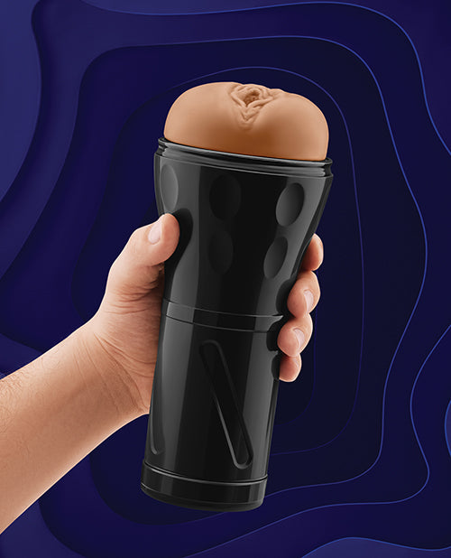 Forto Model V-20 Hard-Side Vagina Masturbator - Tan by Forto