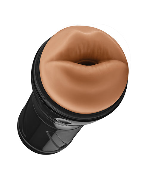 Forto Model M-80 Hard-Side Mouth Masturbator - Tan by Forto