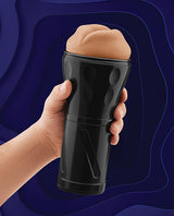 Forto Model M-80 Hard-Side Mouth Masturbator - Tan by Forto