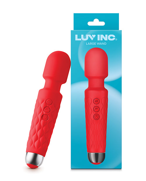 Luv Inc. 8" Large Wand - Red by Luv Inc.