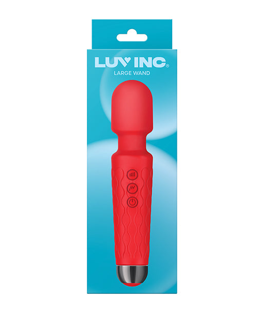 Luv Inc. 8" Large Wand - Red by Luv Inc.