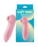 Luv Inc. Pulsing Clitoral Stimulator - Light Pink by Luv Inc.