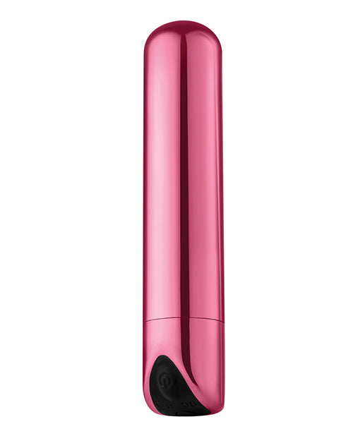 Luv Inc. Shiny Bullet Mini Bullet Vibrator — Pink