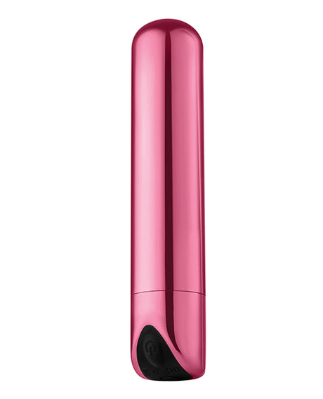 Luv Inc. Shiny Bullet Mini Bullet Vibrator — Pink