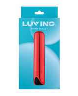 Luv Inc. Shiny Mini Bullet Vibrator — Red