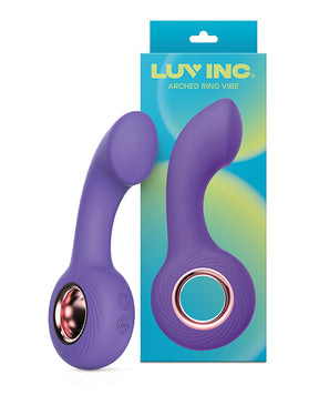 Luv Inc. Arched Ring Vibrator - Purple by Luv Inc.