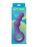 Luv Inc. Beaded Ring Vibrator - Purple by Luv Inc.