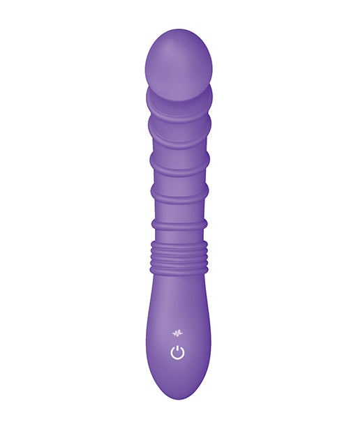 Luv Inc. Ribbed G-Spot Vibrator - Purple by Luv Inc.
