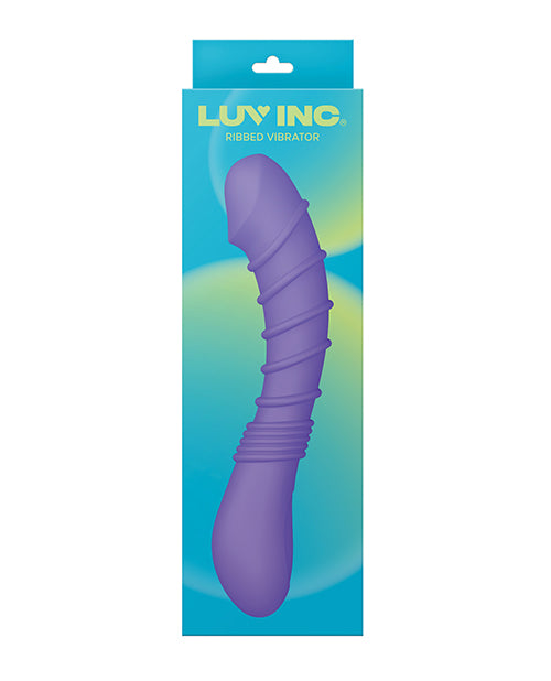 Luv Inc. Ribbed G-Spot Vibrator - Purple by Luv Inc.